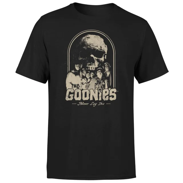 The Goonies Never Say Die Retro Herren T-Shirt - Schwarz