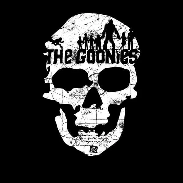 The Goonies Skeleton Key Herren T-Shirt - Schwarz