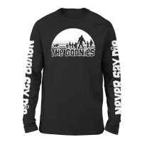 The Goonies Never Say Die Unisex langärmliges T-Shirt - Schwarz