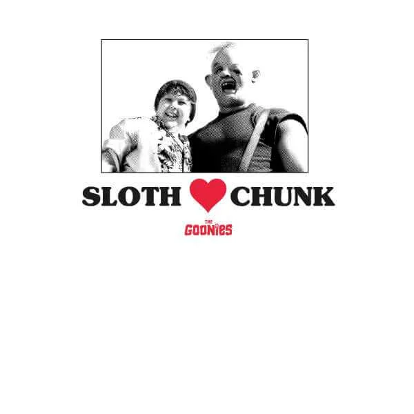 The Goonies Sloth Love Chunk Herren T-Shirt - Weiß