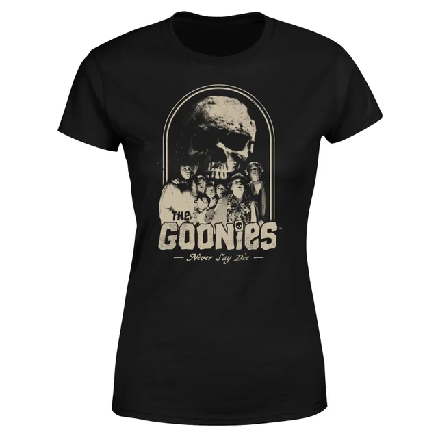 The Goonies Never Say Die Retro Herren T-Shirt - Schwarz