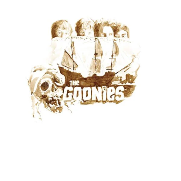 The Goonies Watercolour Herren T-Shirt - Weiß