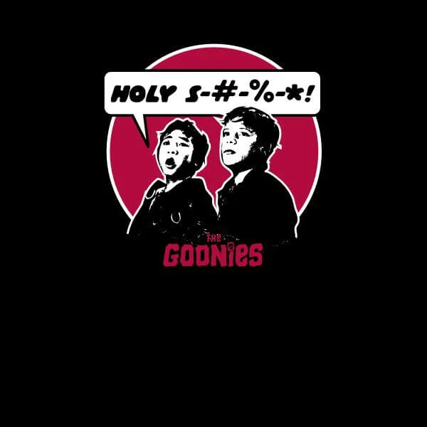 The Goonies Holy S#!T Herren T-Shirt - Schwarz