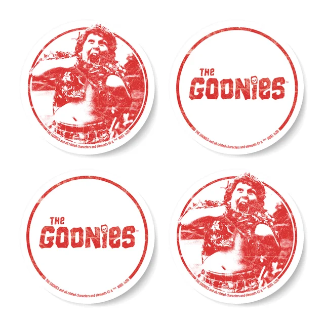 The Goonies Chunk Retro Untersetzerset
