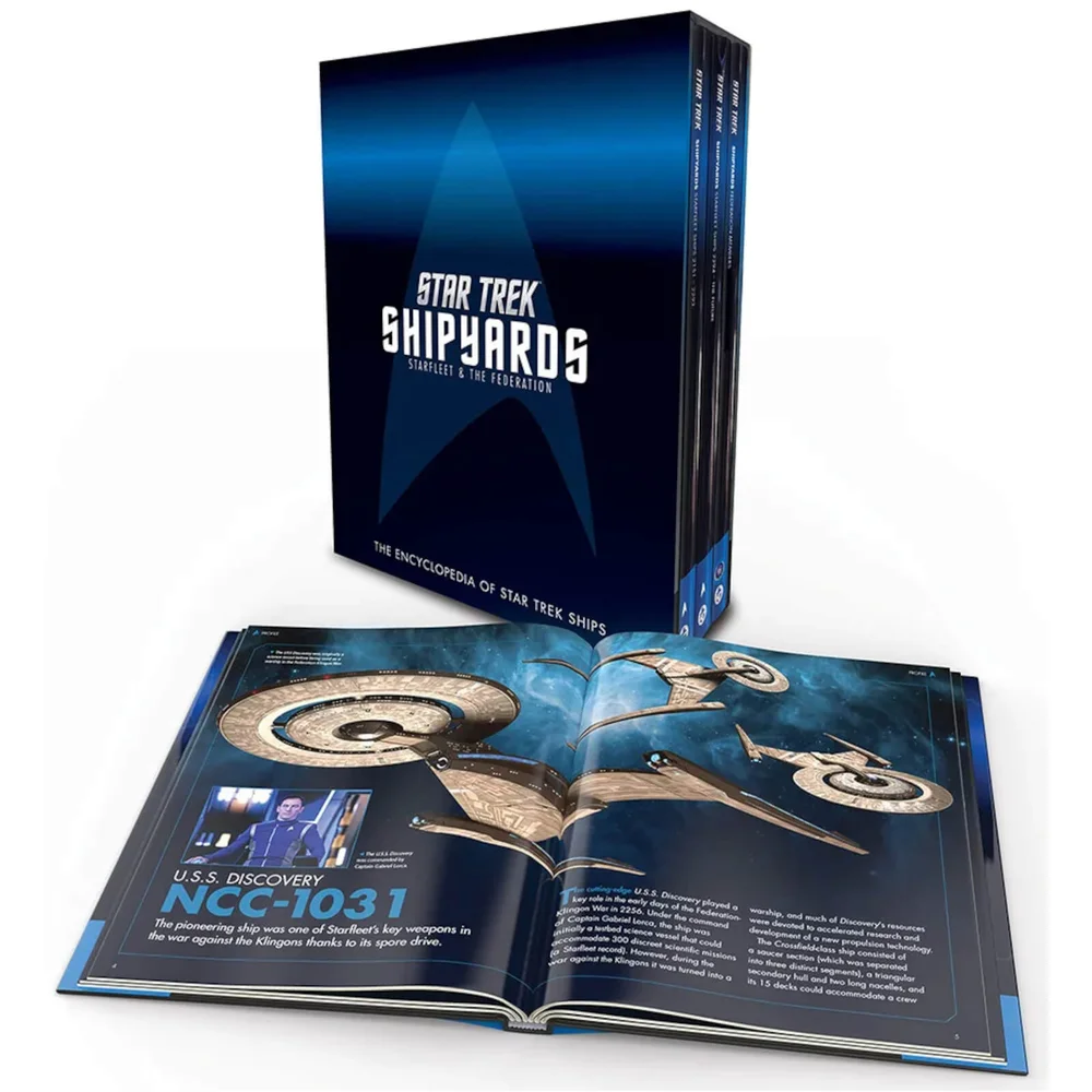 Penguin Star Trek Shipyards: Starfleet and the Federation Hardcover Box-Set Bild 1