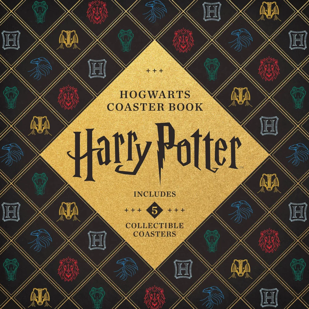 Harry Potter Hogwarts Coaster Book - Set mit Buch und Untersetzer Bild 1