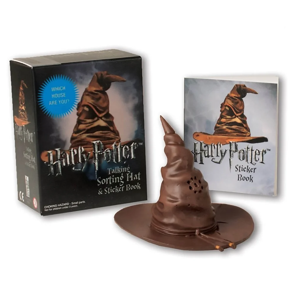 Harry Potter Sprechender Hut und Stickerbuch Bild 1