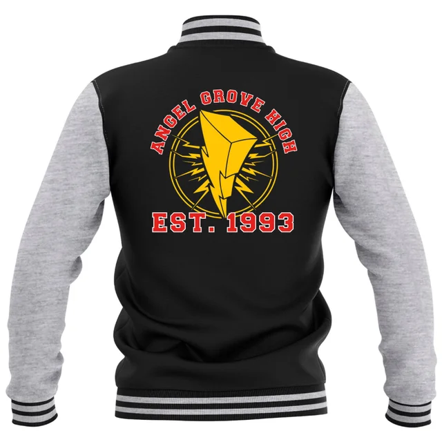 Power Rangers Power Rangers Bolt Patch Varsity Jacket - Schwarz