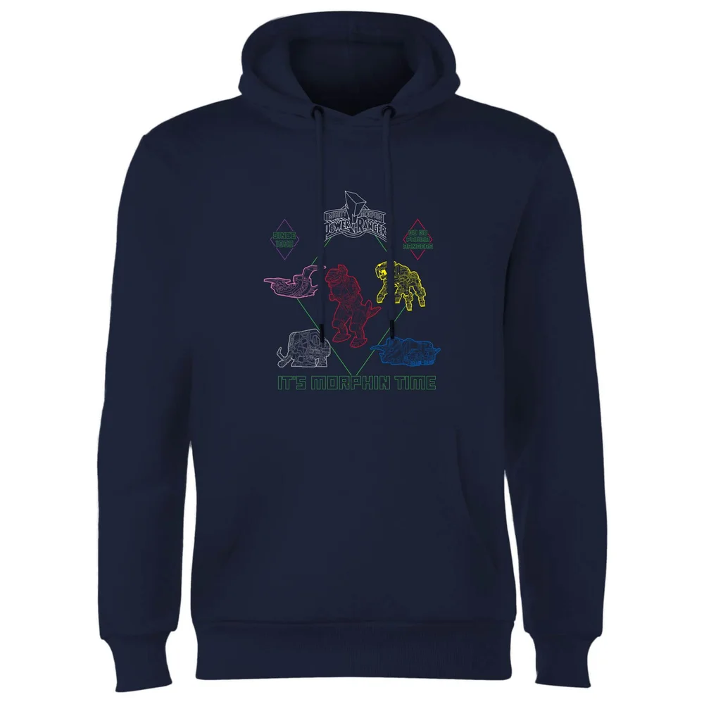 Power Rangers Dinozords Bluprint Hoodie - Navy - S Bild 1