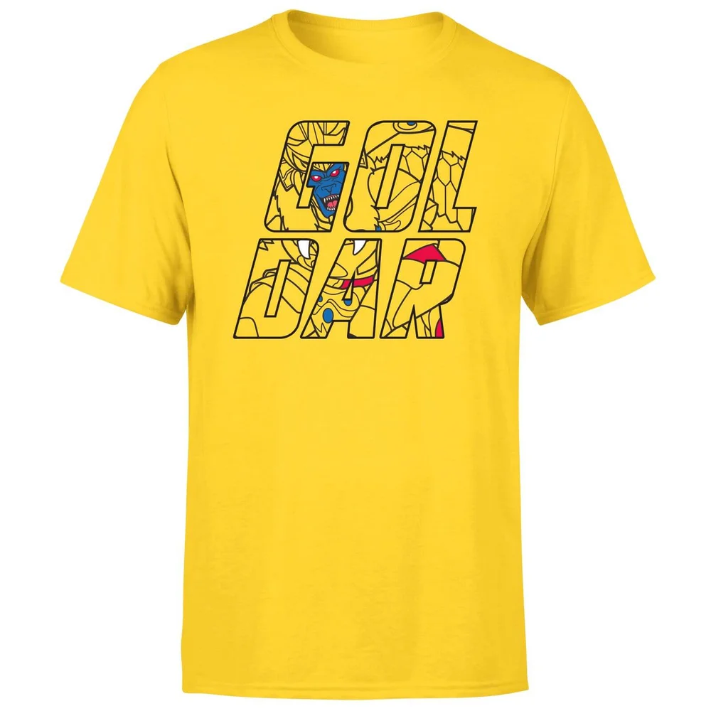 Power Rangers Goldar Text Men's T-Shirt - Gelb - S Bild 1