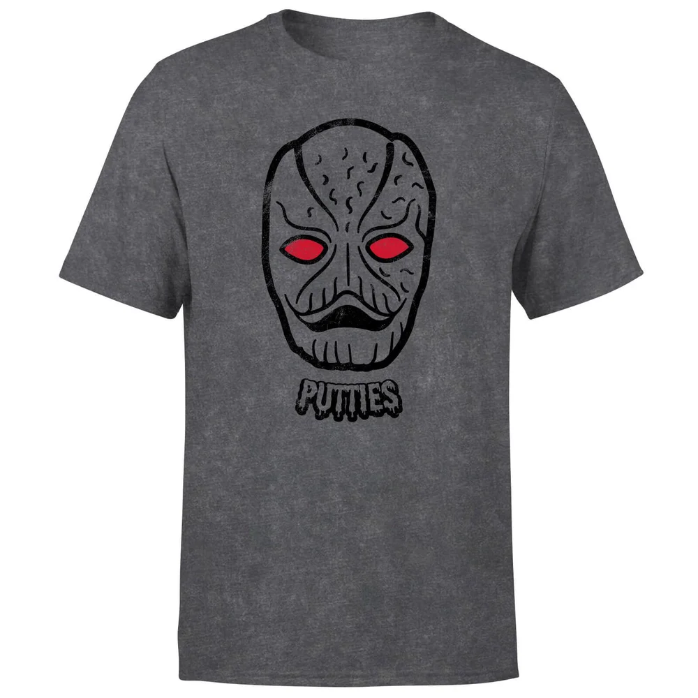 Power Rangers Putty Face Men's T-Shirt - Schwarz Acid Wash - S Bild 1