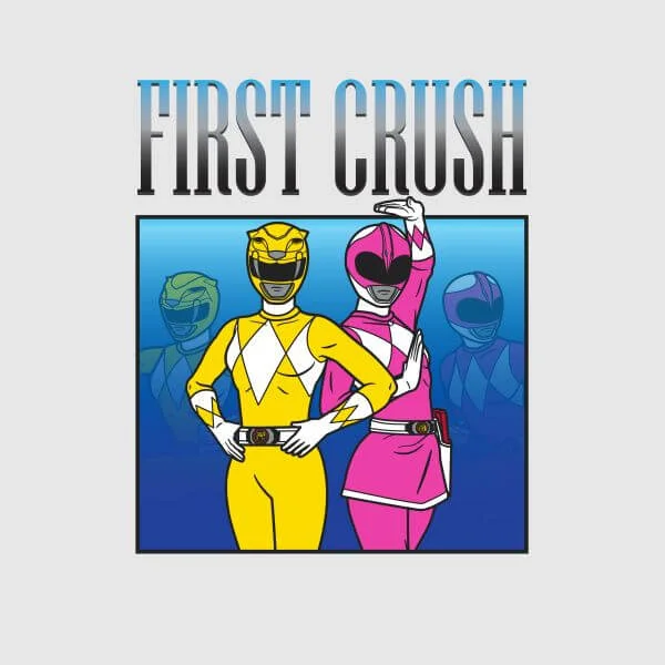 Power Rangers First Crush Damen T-Shirt - Grau