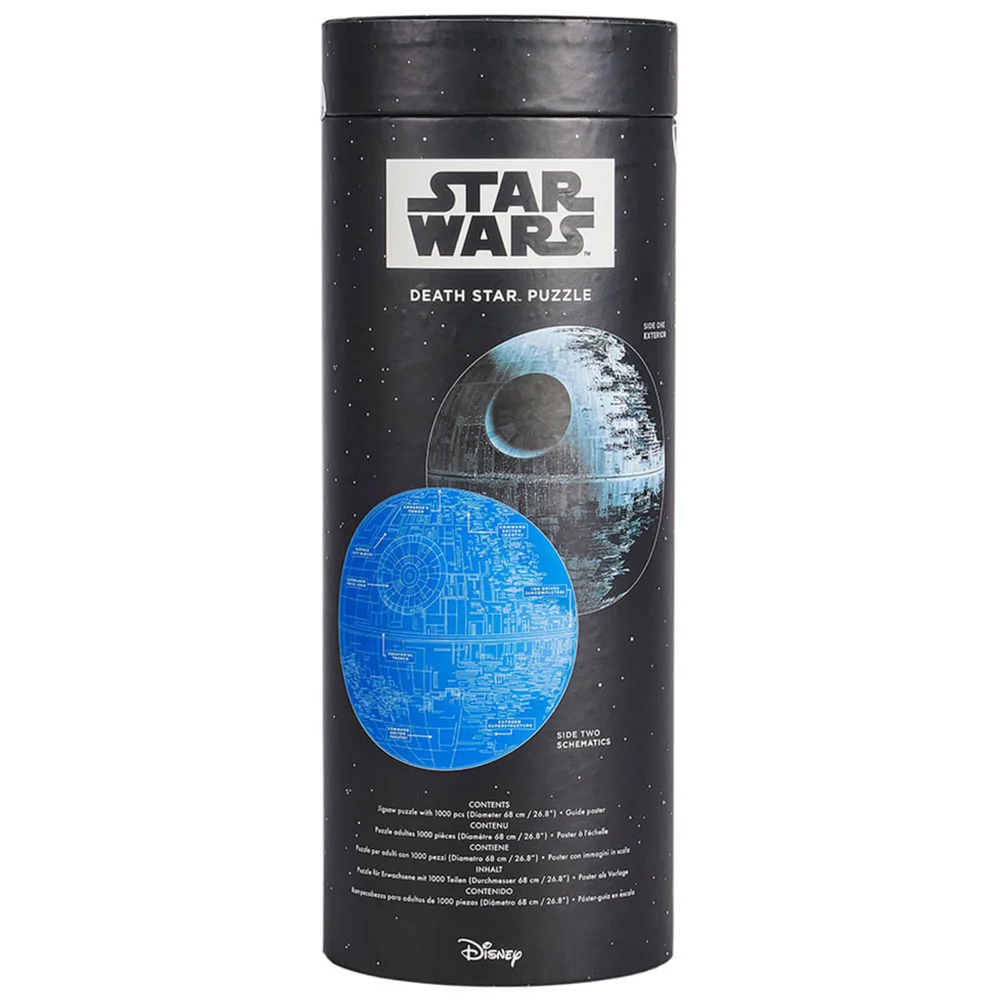 Star Wars Double-Sided Death Star 1000pc Puzzle Bild 1