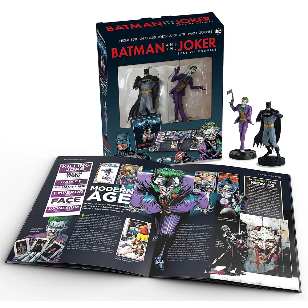 Eaglemoss DC Comics Batman and The Joker Sonderausgabe Taschenbuch - Inklusive 2 Figuren Bild 1