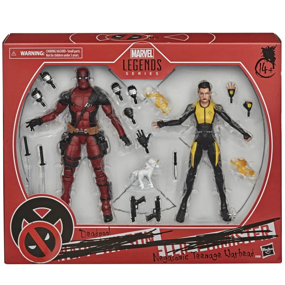 Hasbro Marvel Legends X-Men Deadpool Negasonic Teenage Warhead 2er-Pack Actionfigur Bild 1