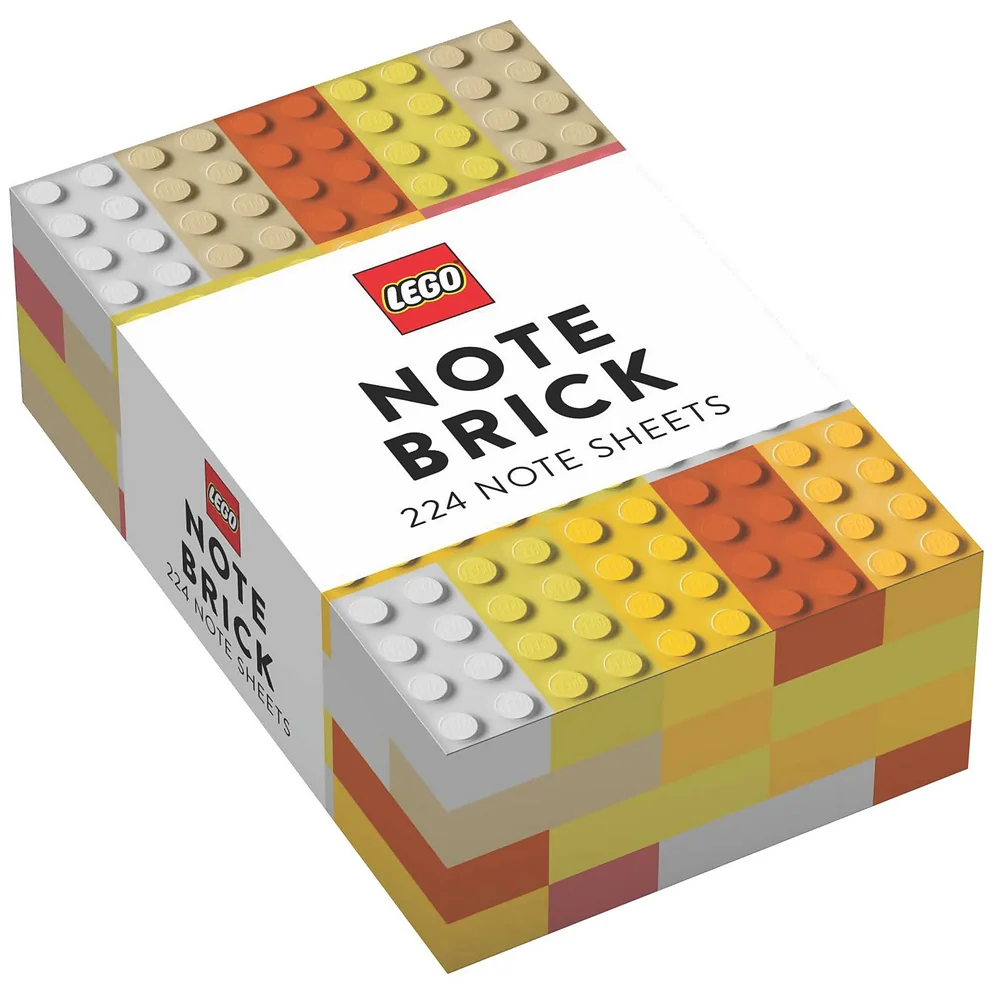 LEGO Notizblock - Gelb/Orange Bild 1