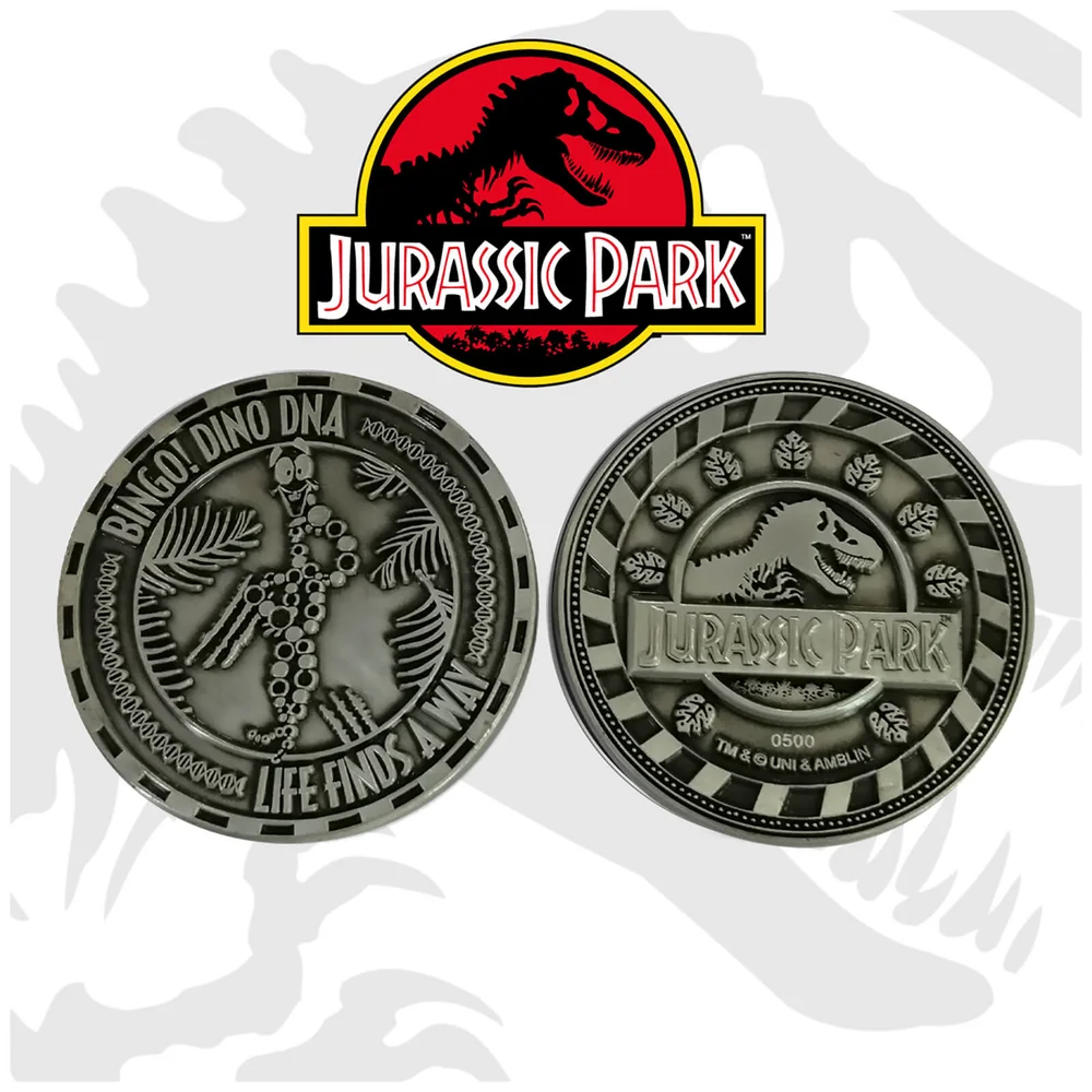 Jurassic Park Mr. DNA Sammlermünze in limitierter Ausgabe Bild 1