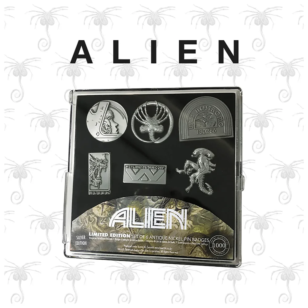 Alien Pin Badge Set Bild 1