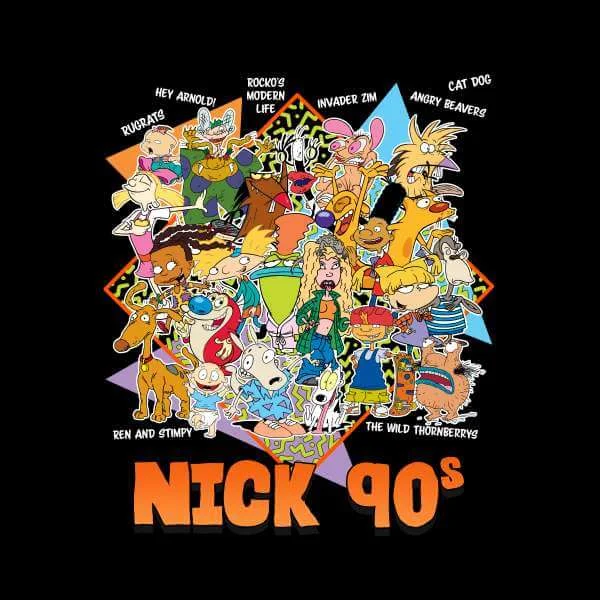 Nickelodeon Nostalgia Hoodie - Schwarz