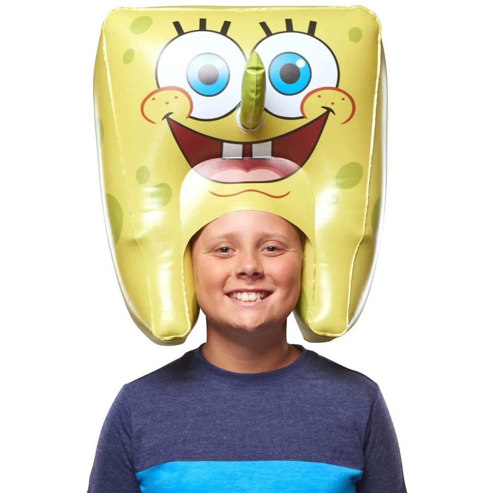SpongeBob SpongeHeads - Aufblasbarer SpongeBob-Kopf zum Ausetzen Bild 1