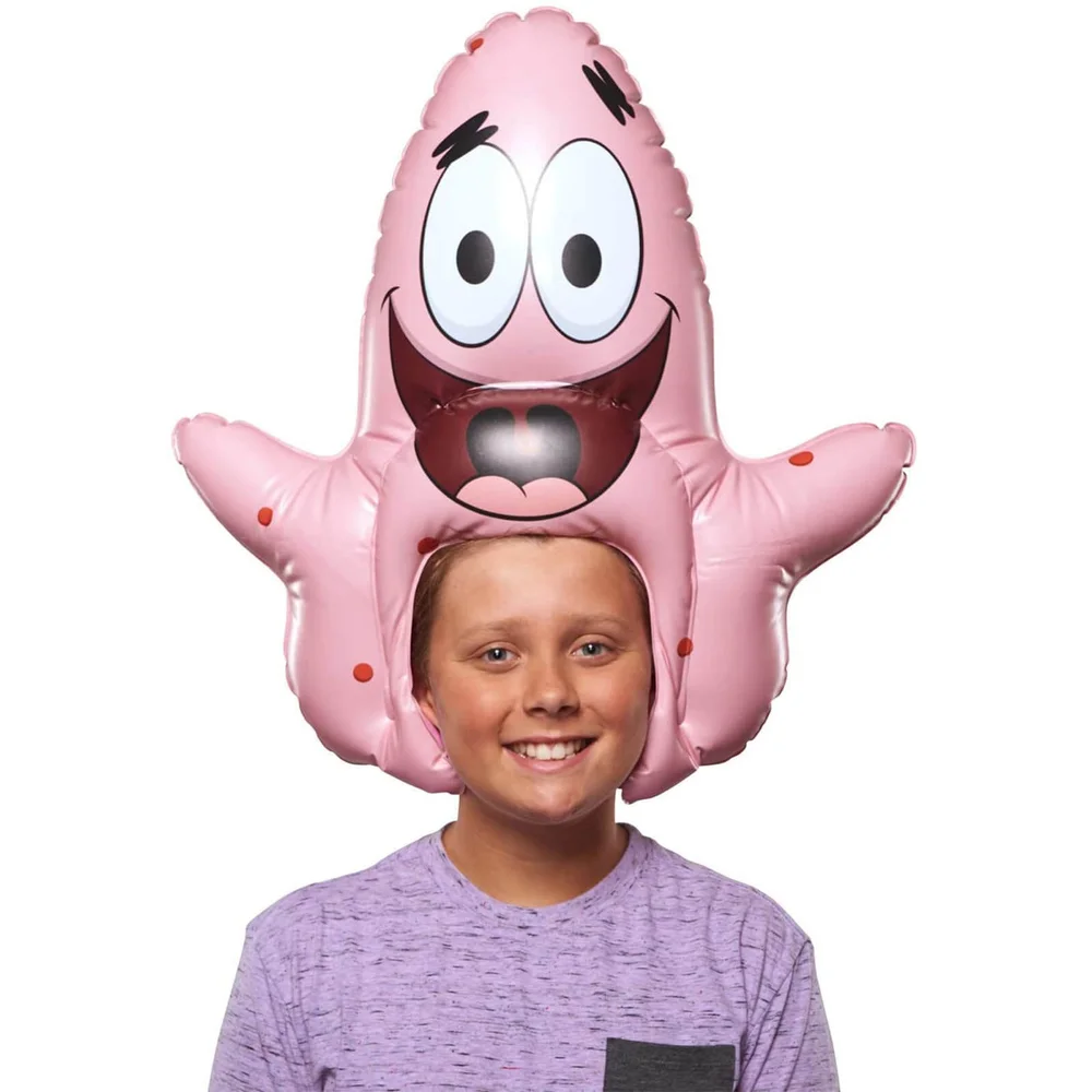 SpongeBob SpongeHeads - Aufblasbarer Patrick-Kopf zum Ausetzen Bild 1