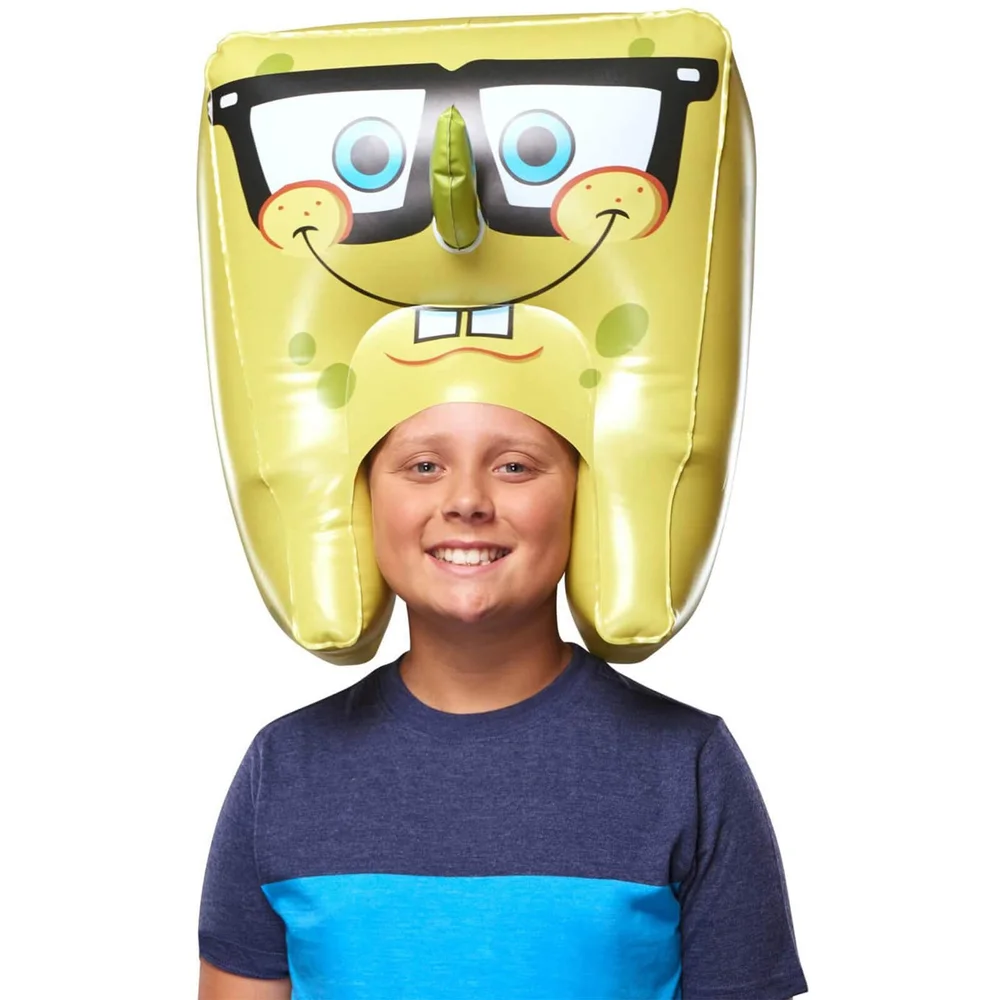 SpongeBob SpongeHeads - Aufblasbarer SpongeBob-Kopf mit Brille zum Ausetzen Bild 1