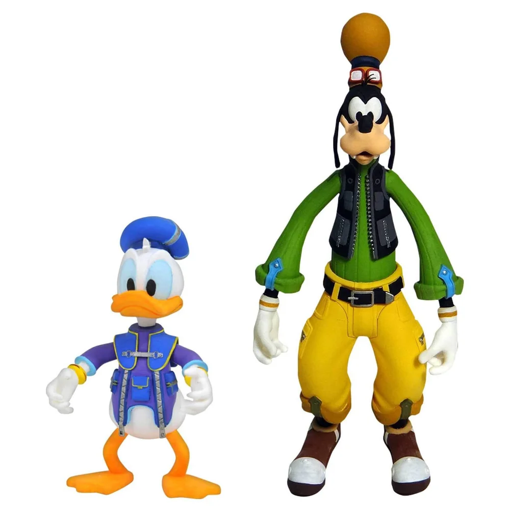 Diamond Select Kingdom Hearts - Donald & Goofy 15 cm Actionfigur Bild 1