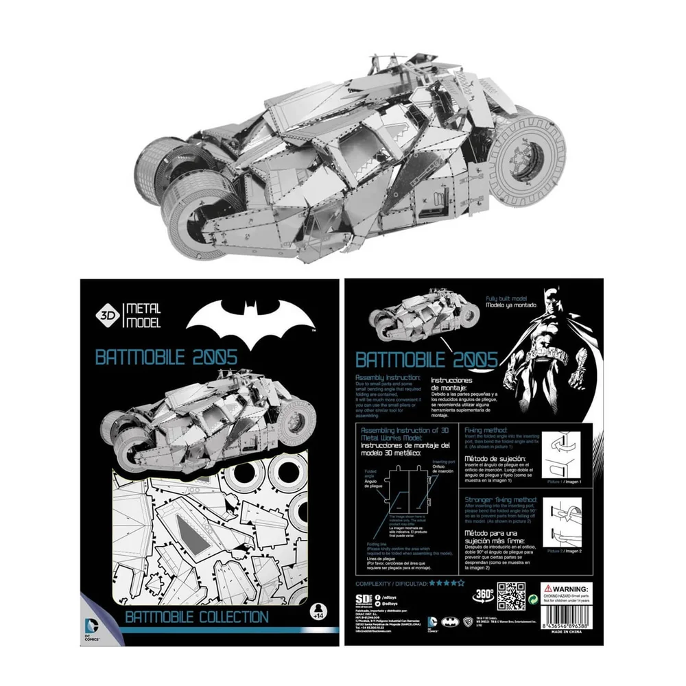 DC Comics DC Universe 3D Metallmodell-Bausatz Batmobil 2005 Bild 1