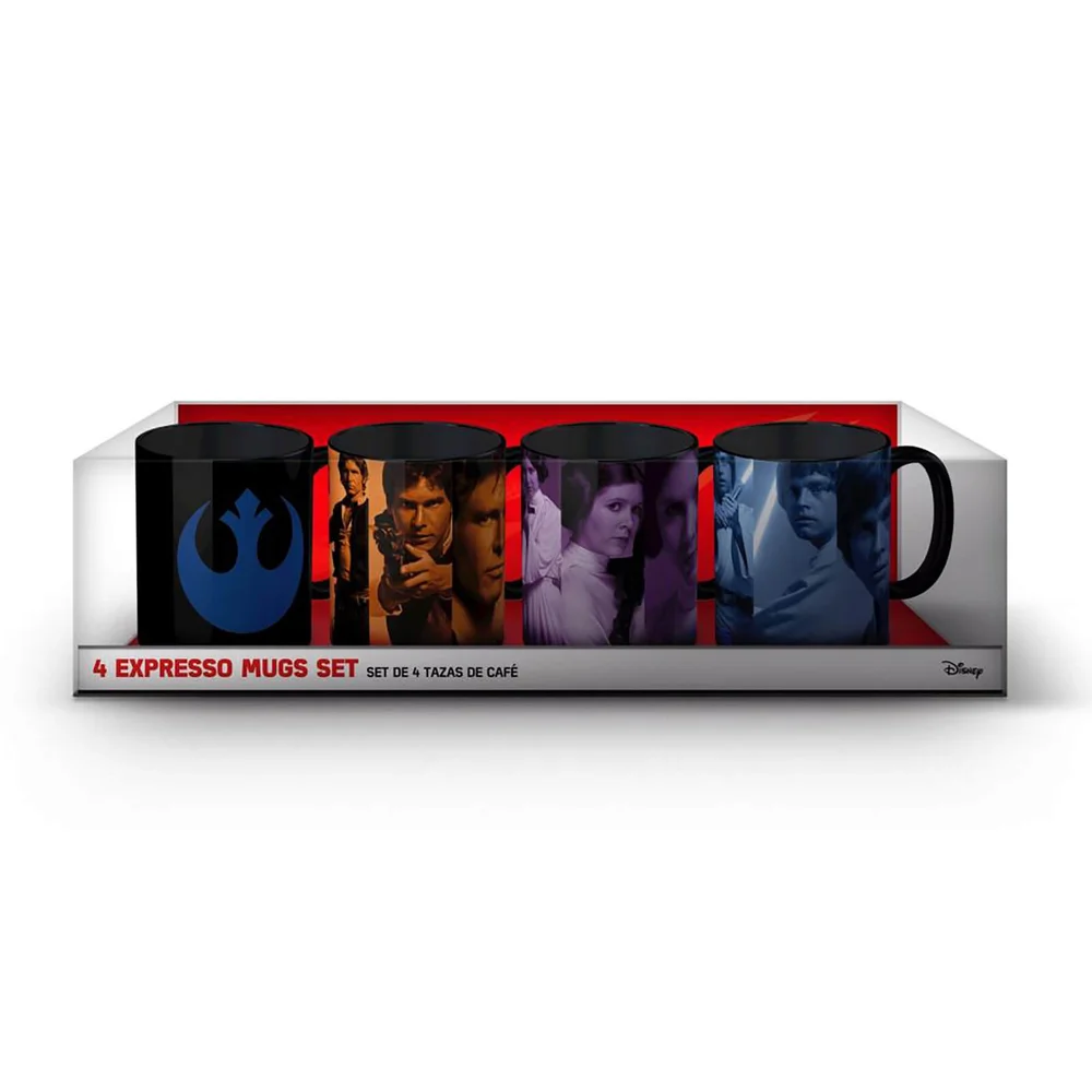 Star Wars Rebells Espressotassen-Set mit 4 Stck aus Keramik E8 Bild 1