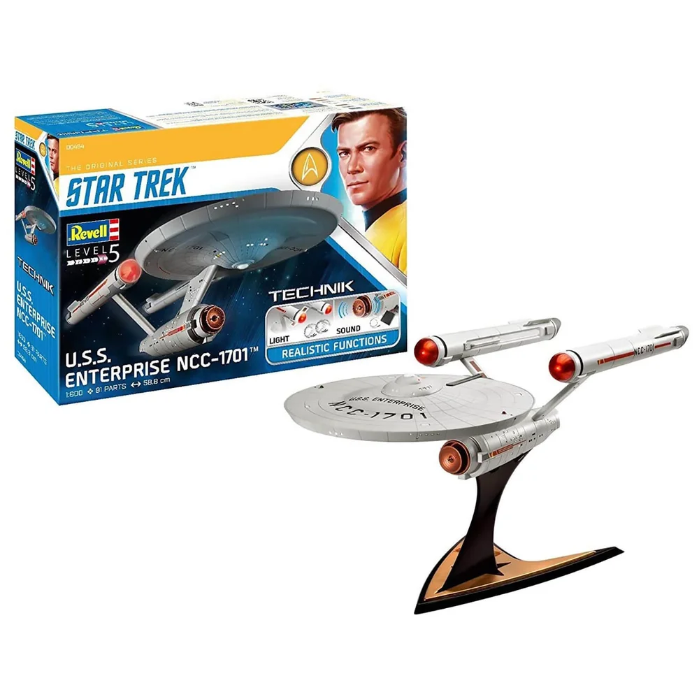 Revell Technik Modellbausatz Star Trek - U.S.S. Enterprise NCC-1701 im Maßstab 1:600 Bild 1