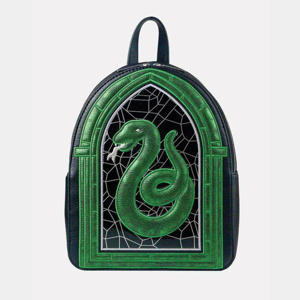 Danielle Nicole Harry Potter Slytherin Stained Glass Window Backpack Bild 1
