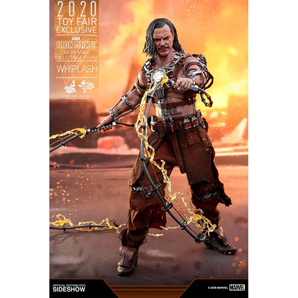 Hot Toys Marvel Iron Man 2 Movie Masterpiece Whiplash Exklusive Figur zur Spielwarenmesse 30 cm Bild 1