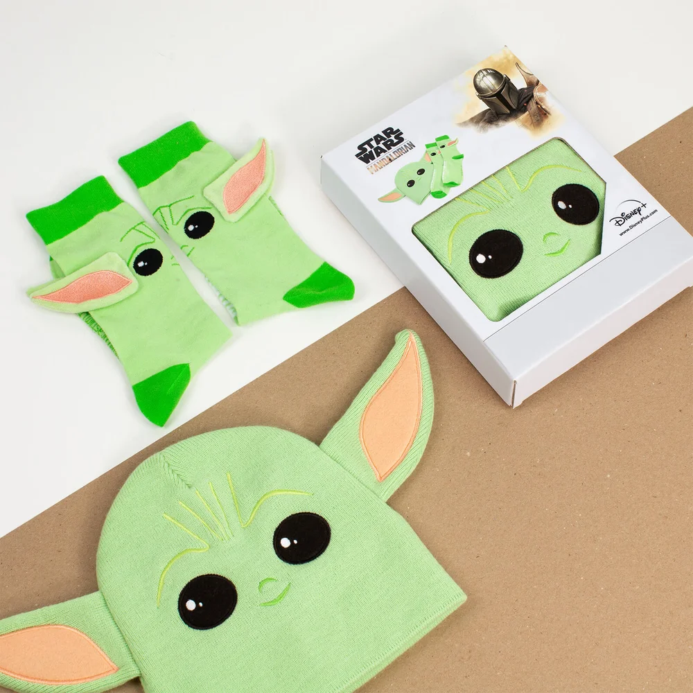 Mandalorianer-Geschenkset mit Mütze und Socken- Das Kind Bild 1