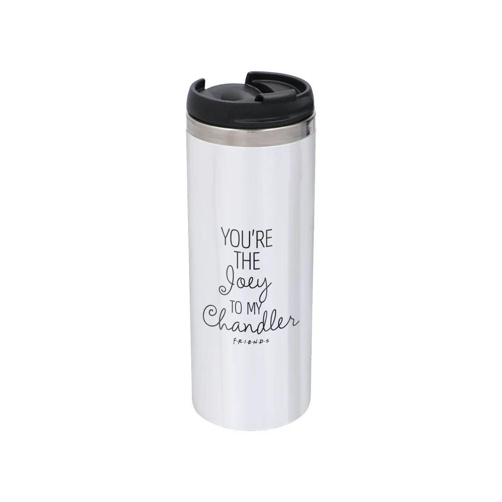 Friends You're The Joey To My Chandler Stainless Steel Thermo Travel Mug - Metallic Finish Bild 1