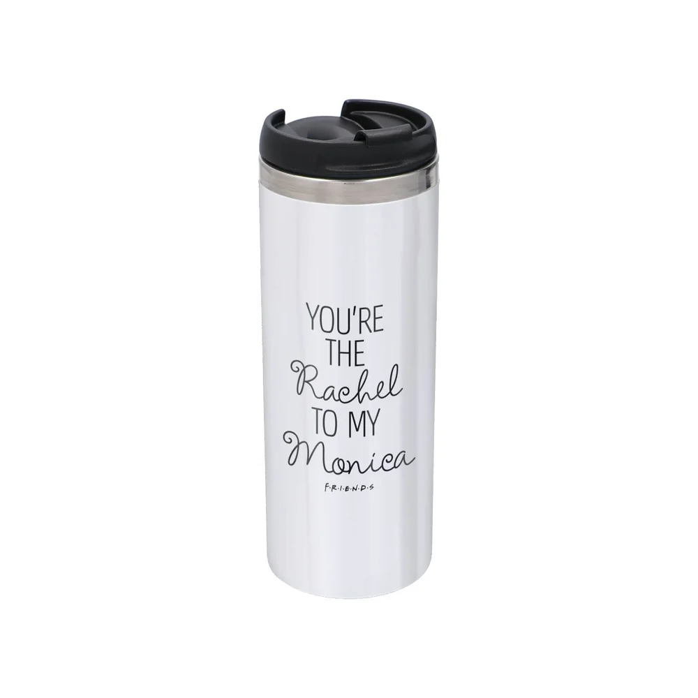 Friends You're The Rachel To My Monica Stainless Steel Thermo Travel Mug - Metallic Finish Bild 1