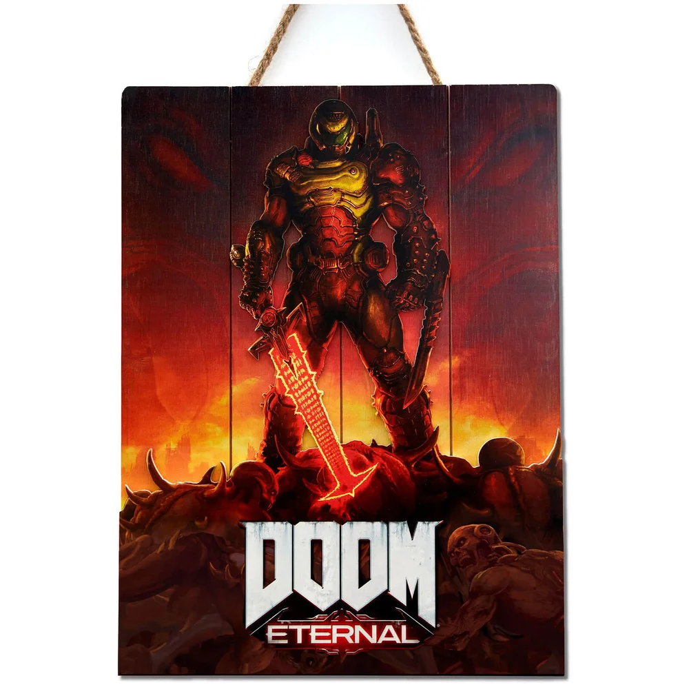 Doctor Collector DOOM Eternal Holzkunst - Limitierte Auflage Bild 1