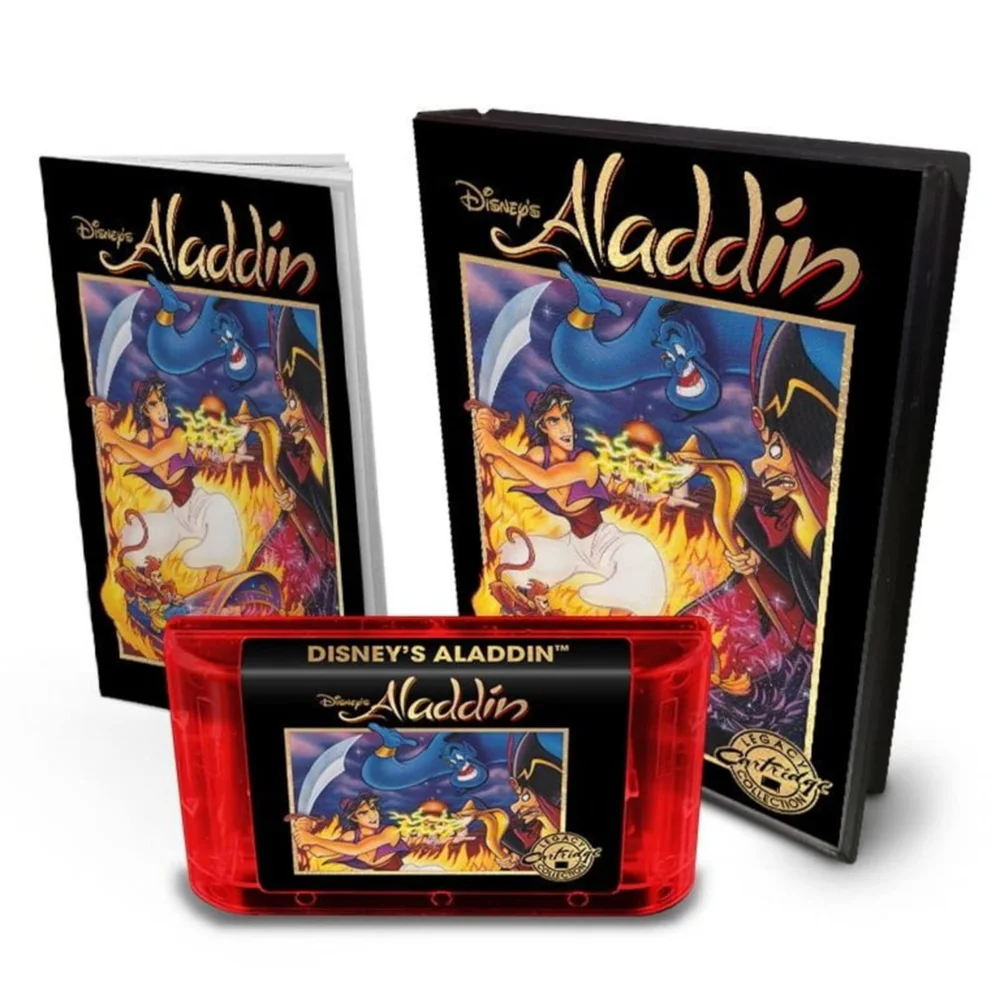 Aladdin Kult-Kassette - Sega Genesis (US-amerikanische Kassette) - exklusiv für Vereinigtes Königreich und EU Bild 1