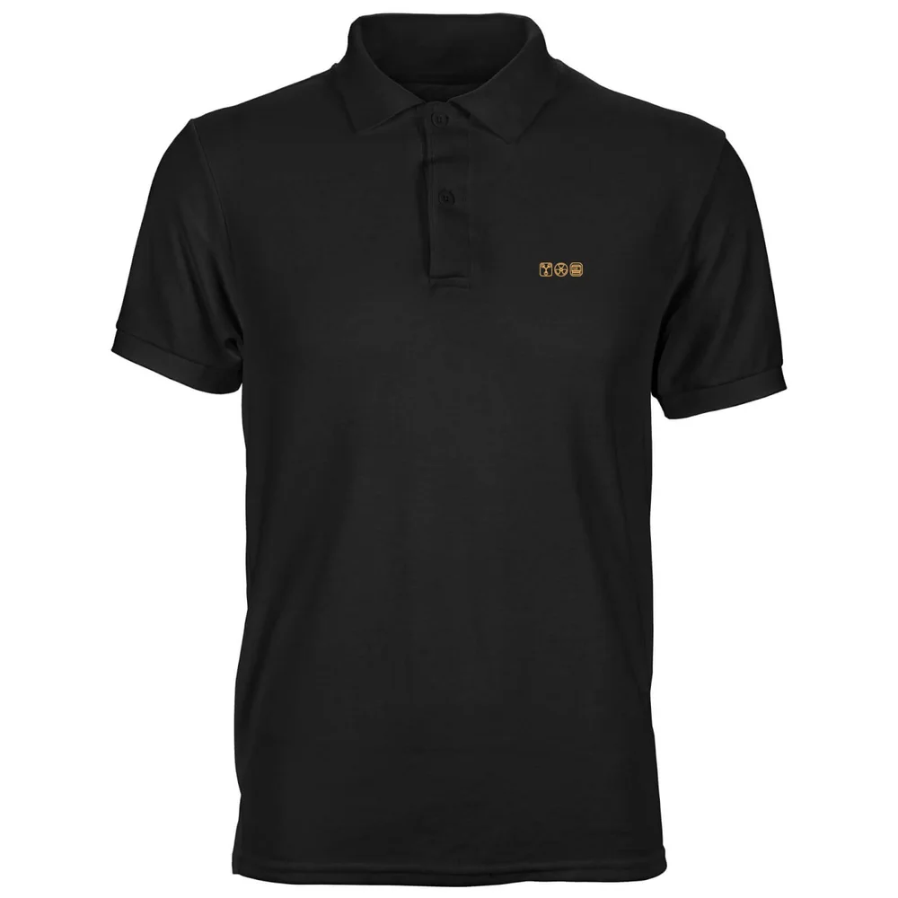 Back To The Future Icons Unisex Polo - Black - S Bild 1