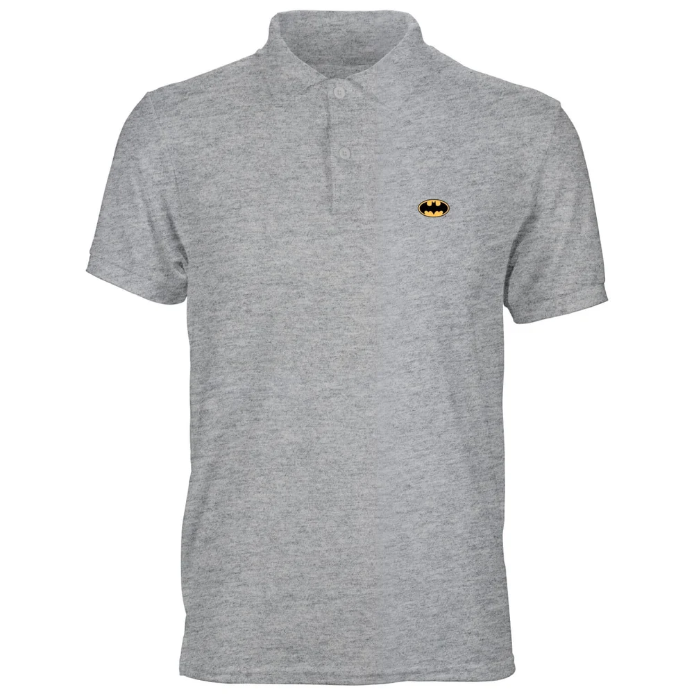 DC Batman Unisex Polo - Grey - S Bild 1