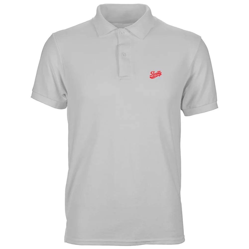 Jaws Amity Island Unisex Polo - White - S Bild 1