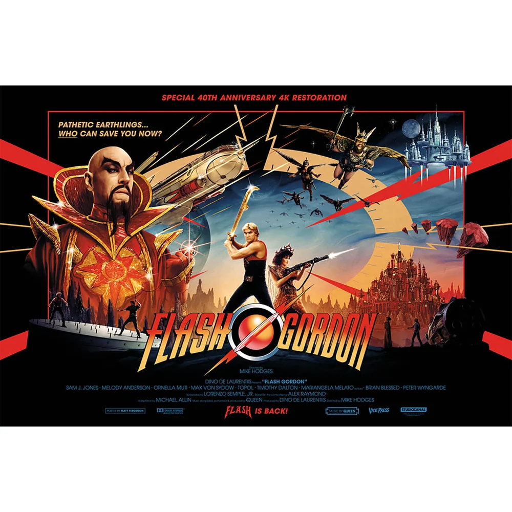 Flash Gordon Limited Edition Lithograph by Matt Ferguson Bild 1