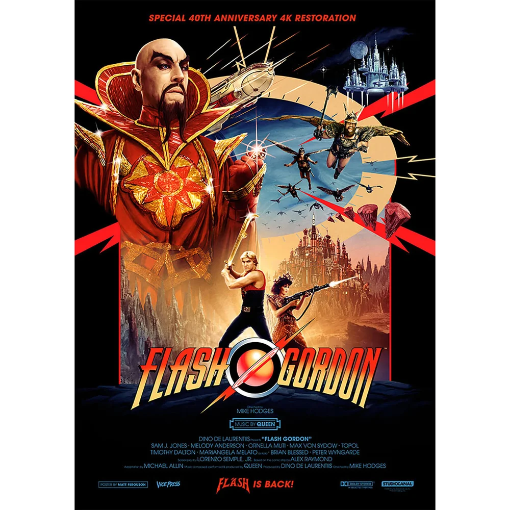 Flash Gordon "One Sheet" Limited Edition A2 Lithograph by Matt Ferguson Bild 1