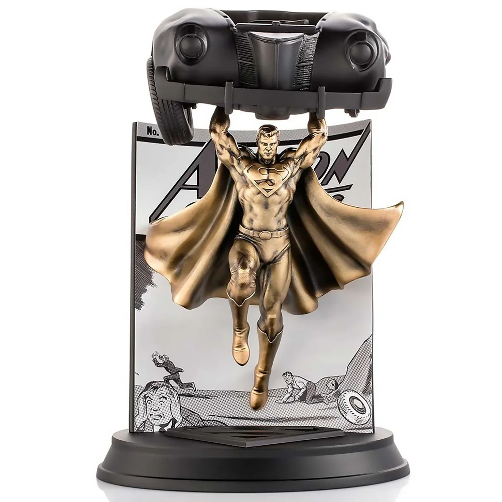 Royal Selangor DC Comics Action Comics Nr. 1 Gilt Superman Figur - limitierte Auflage von weltweit 200 Stück Bild 1