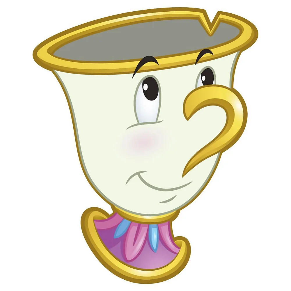 Disney Die Schöne und das Biest Chip als MikrofaserStrandtuch Bild 1