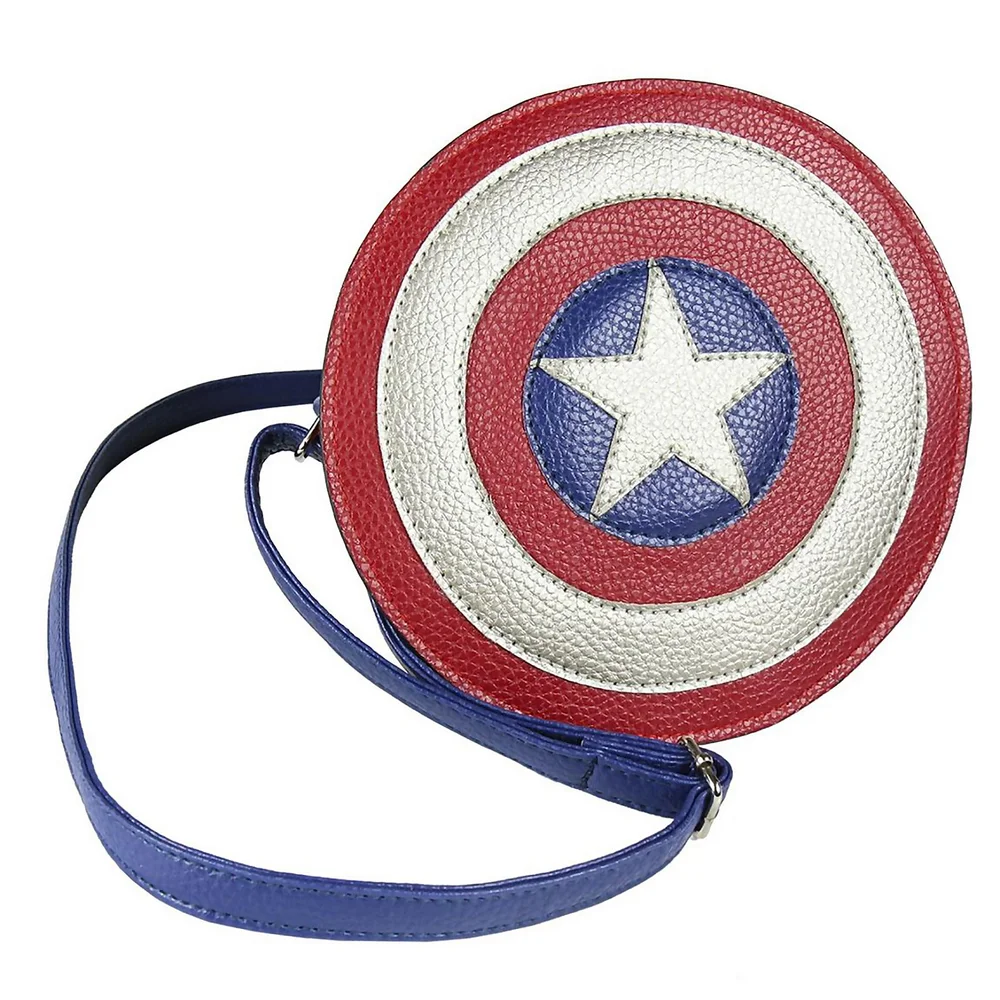 Marvel Avengers Schild von Captain America als Kunstleder-Umhängetasche Bild 1