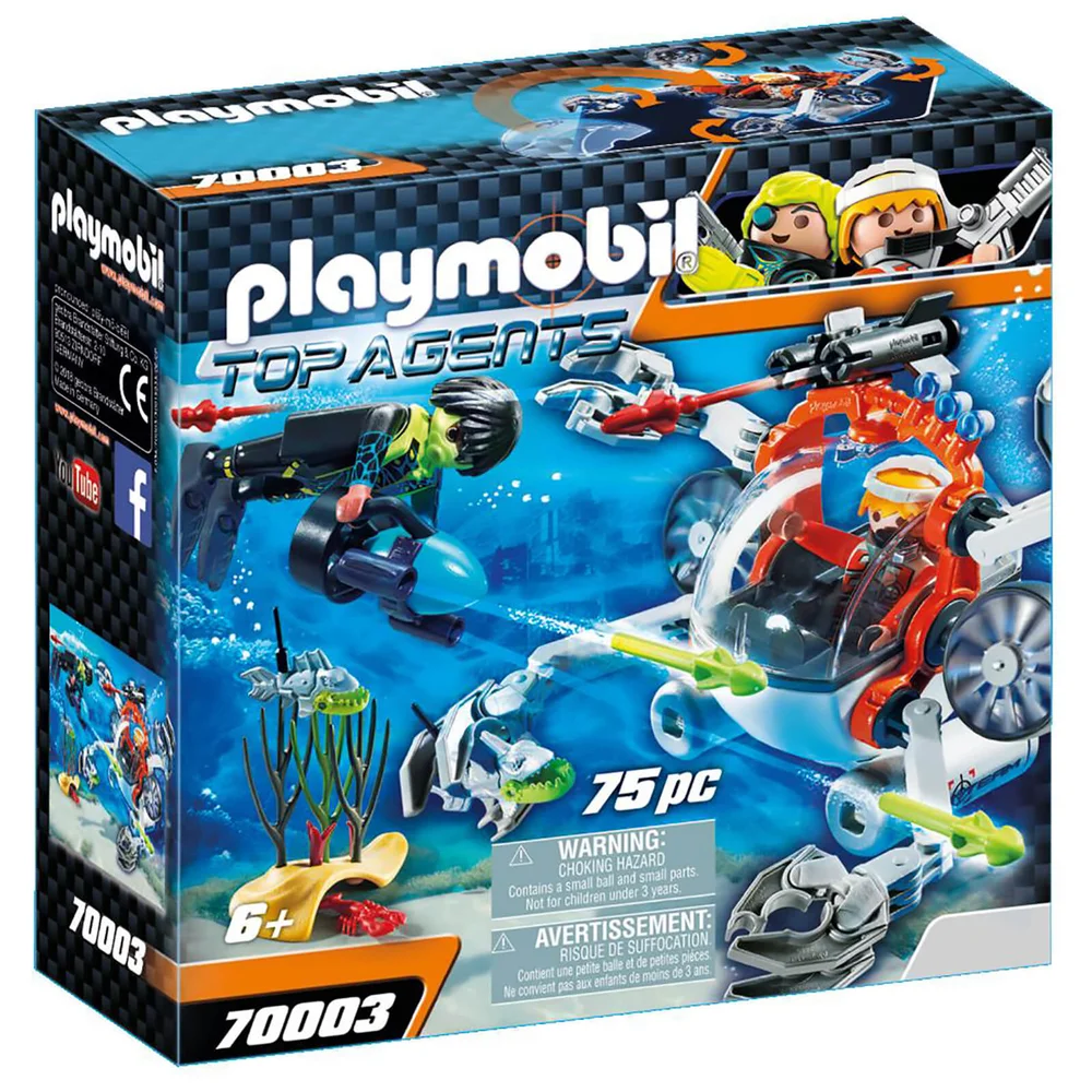 Playmobil Top Agents Spionageteam Sub Bot (70003) Bild 1