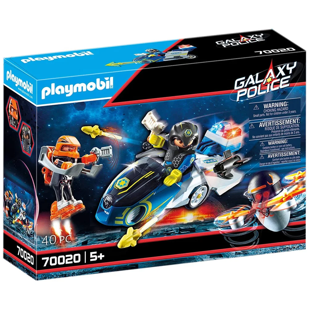 Playmobil Galaxy Police - Motorrad (70020) Bild 1