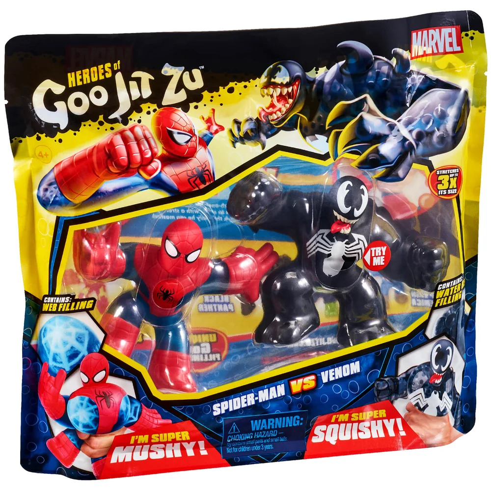 Heroes of Goo Jit Zu Marvel Versus Pack - Spider-Man VS. Venom Bild 1