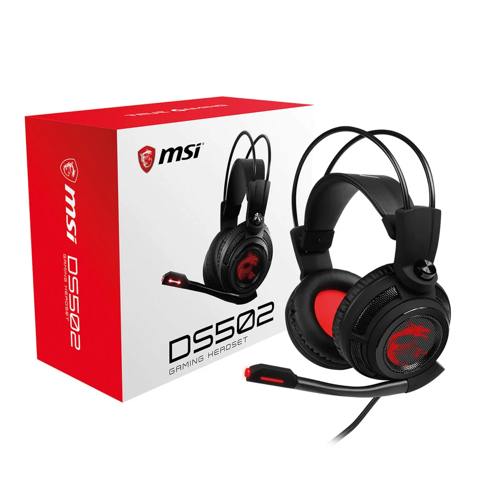 MSI DS502 7.1 Virtual Surround Sound USB Gaming Headset Bild 1