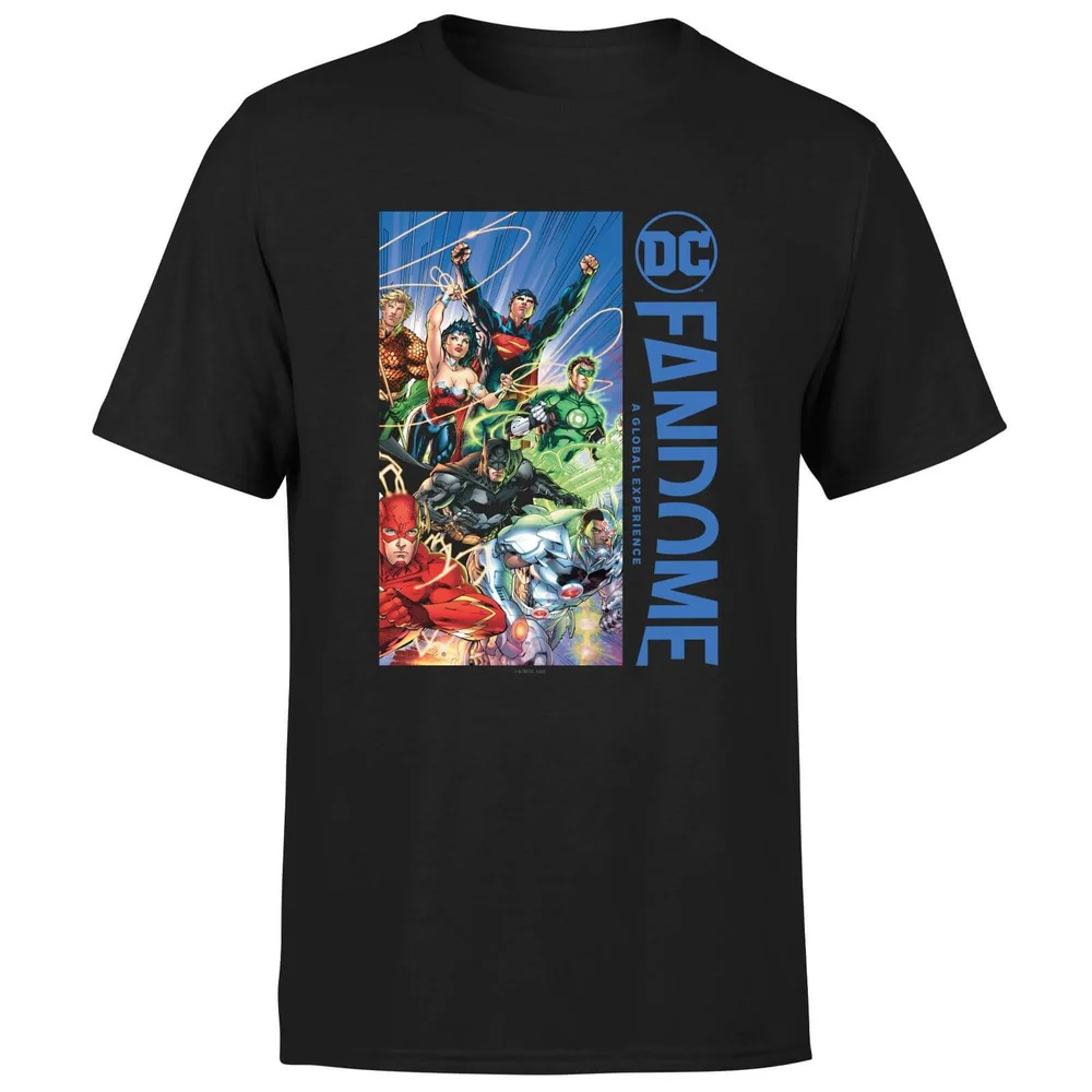DC Fandome Justice League Men's T-Shirt - Black - S Bild 1